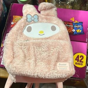 Sanrio Pink Plush Character Backpack